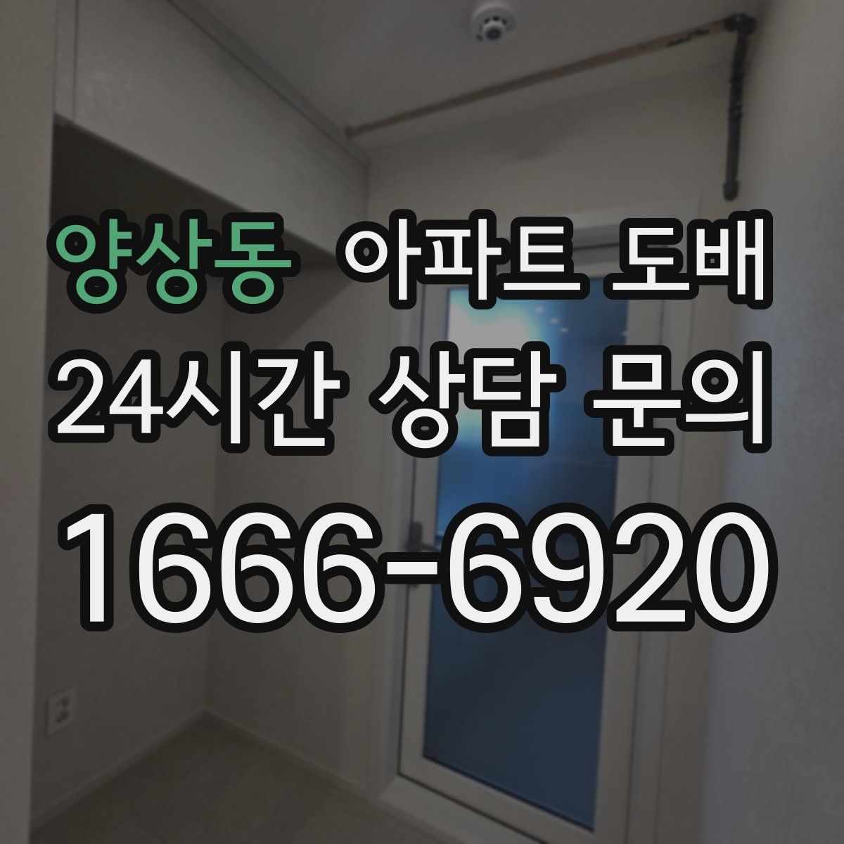양상동 아파트 도배