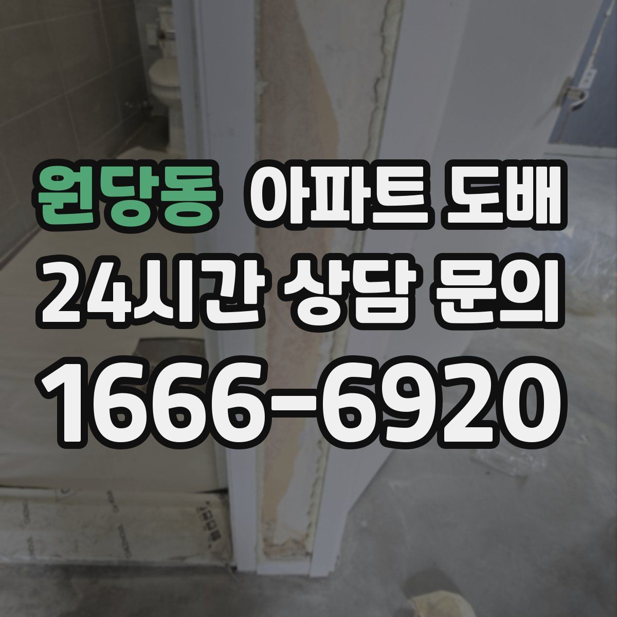 원당동 아파트 도배
