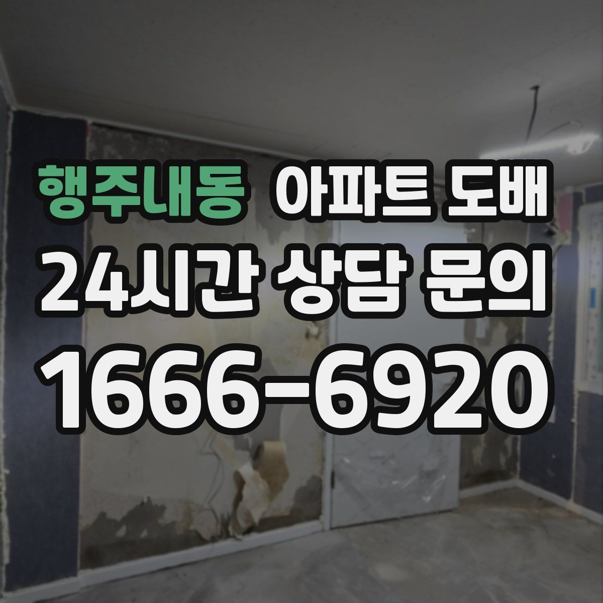 행주내동 아파트 도배