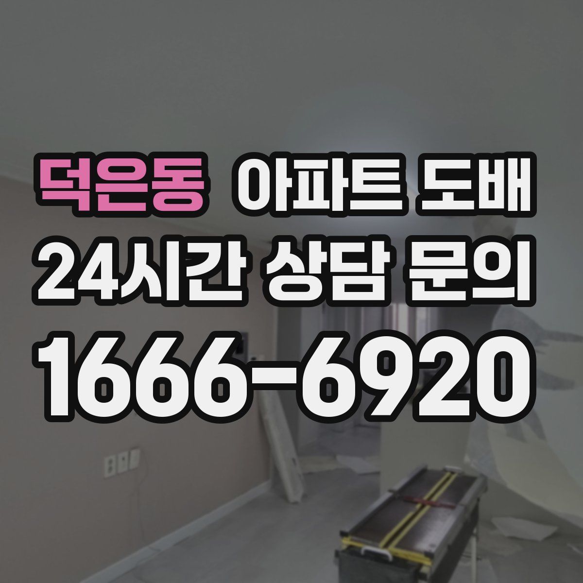 덕은동 아파트 도배