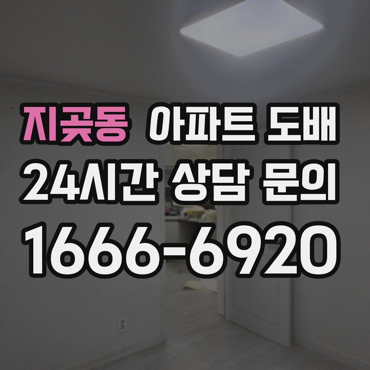 지곶동 아파트 도배