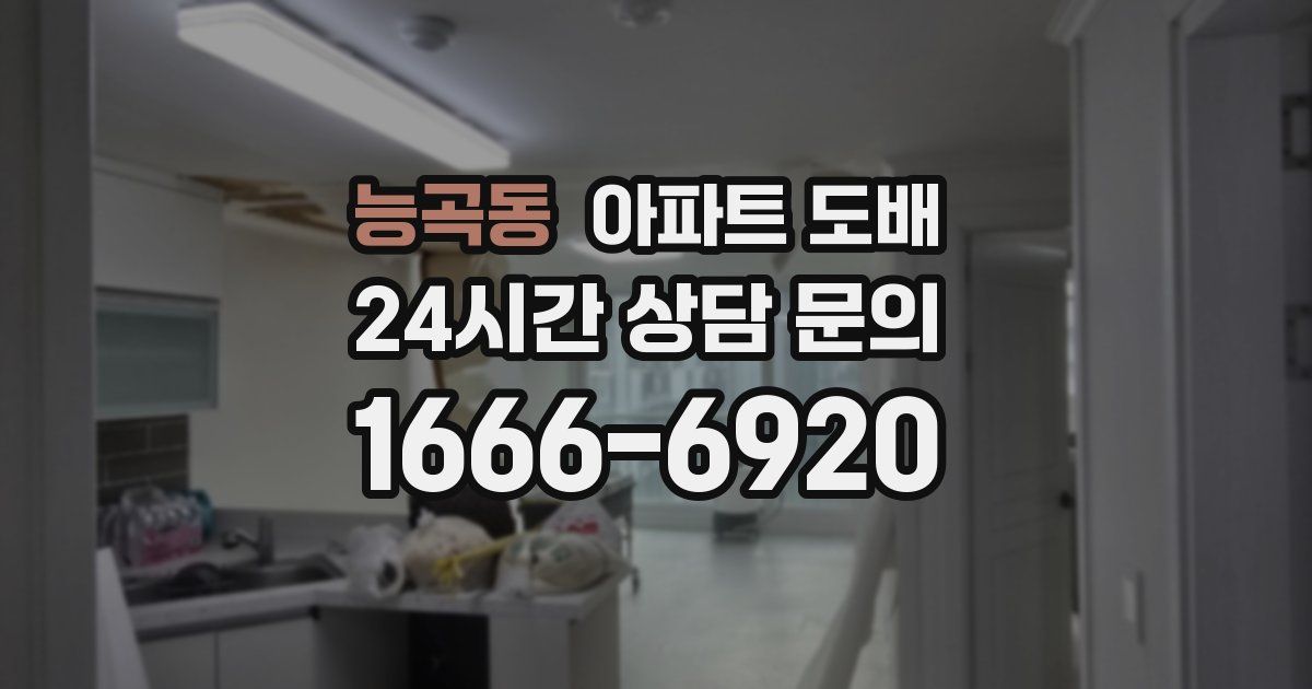 능곡동 아파트 도배