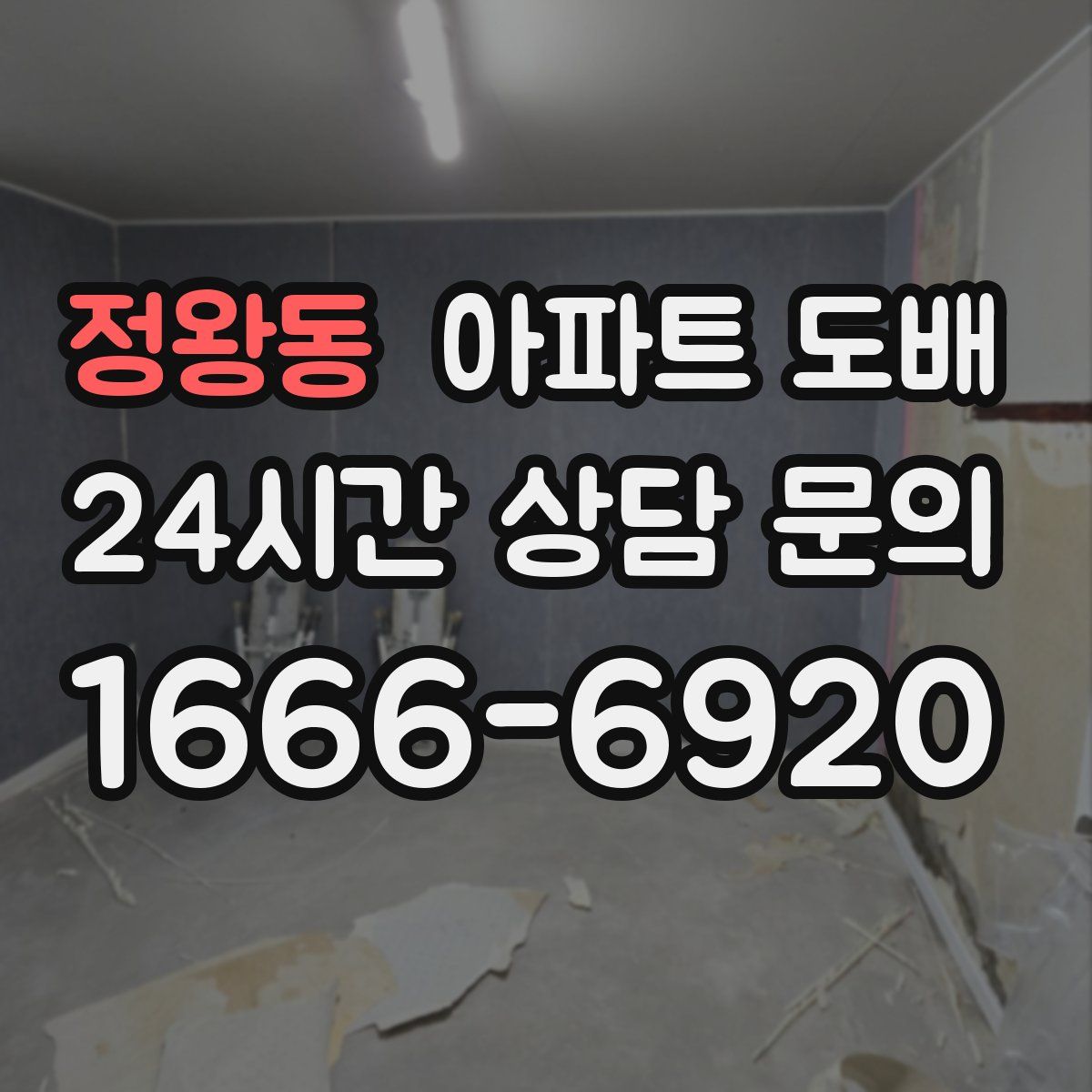정왕동 아파트 도배