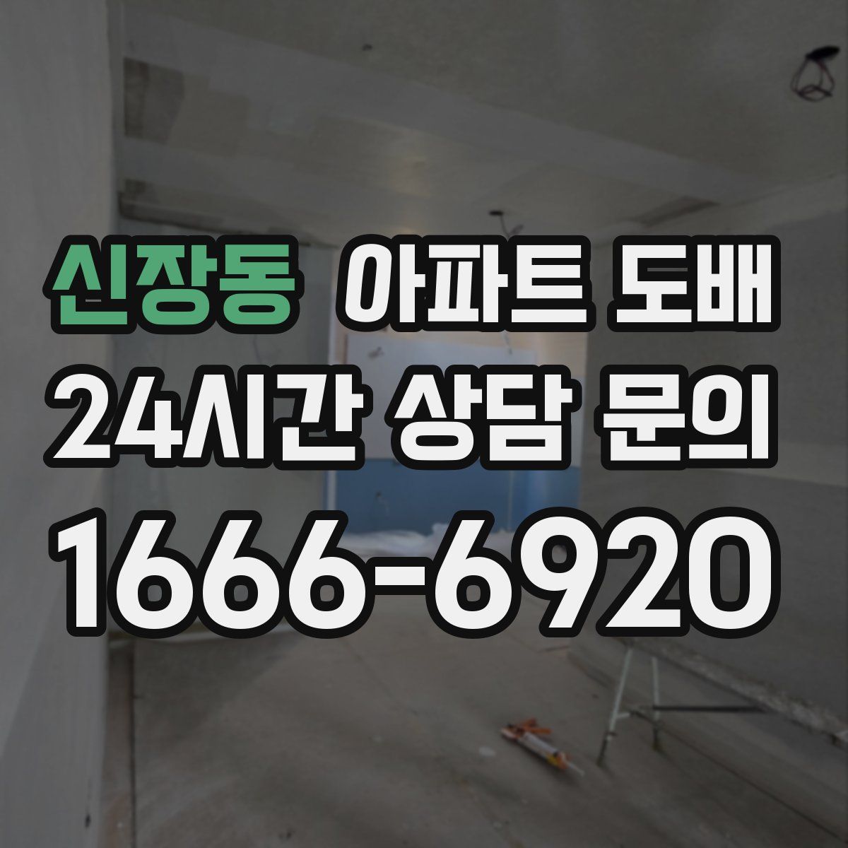 신장동 아파트 도배