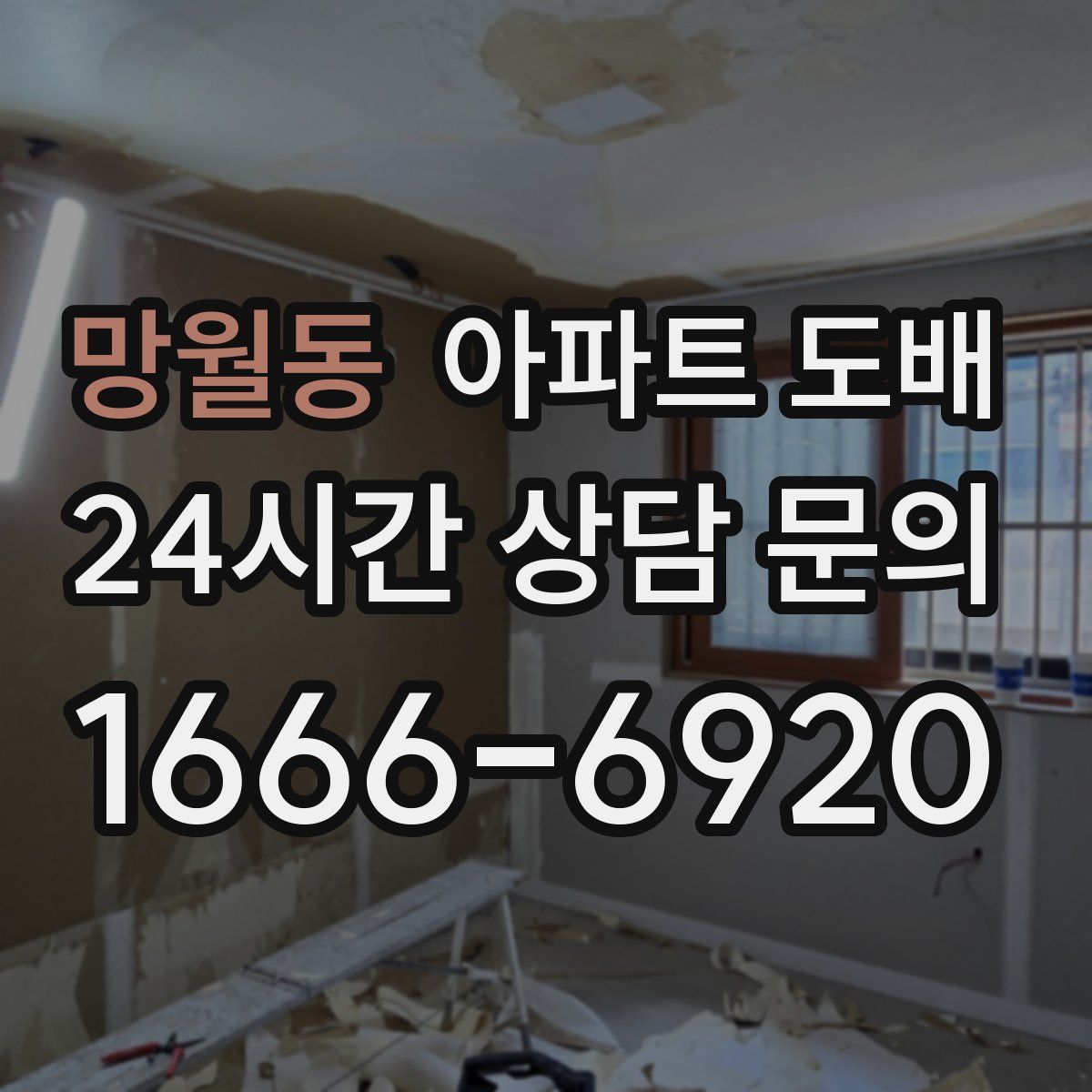 망월동 아파트 도배