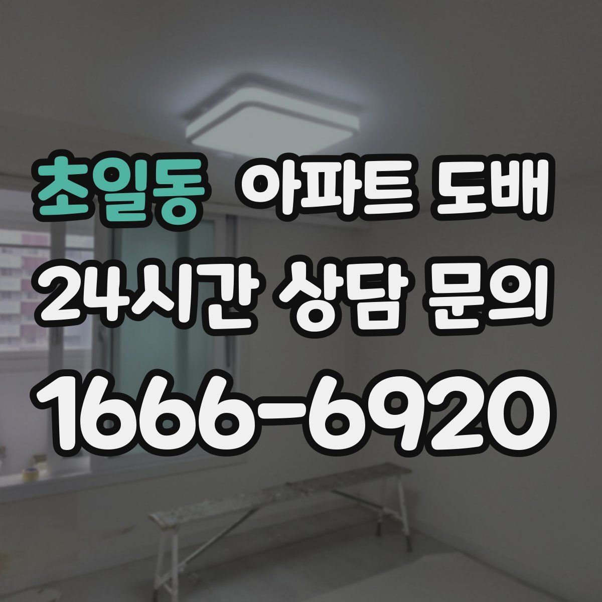 초일동 아파트 도배