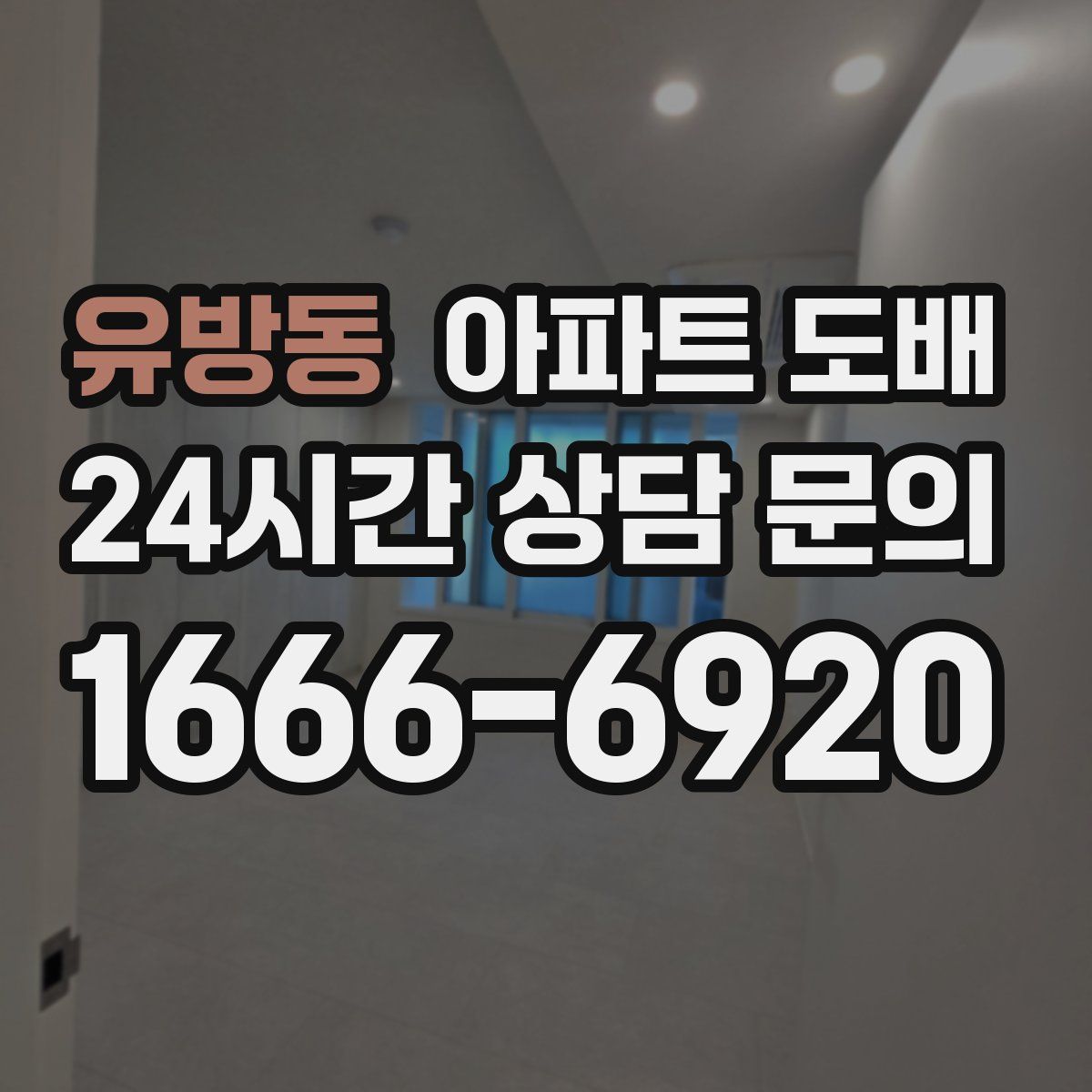 유방동 아파트 도배