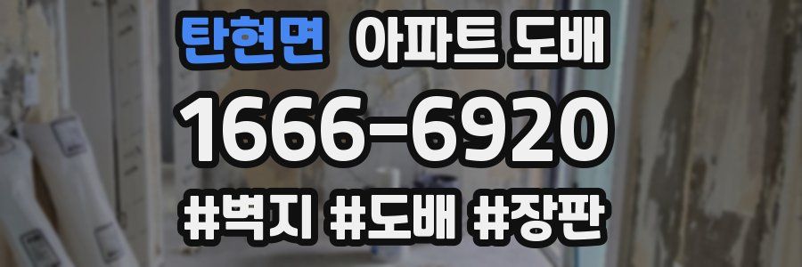 탄현면 아파트 도배