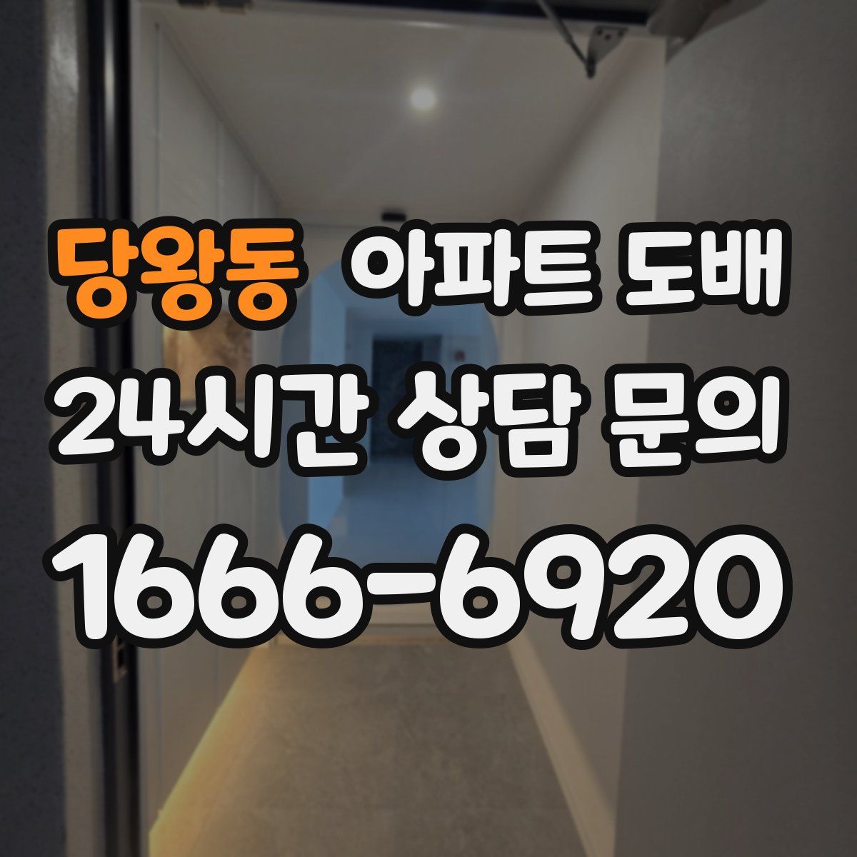 당왕동 아파트 도배