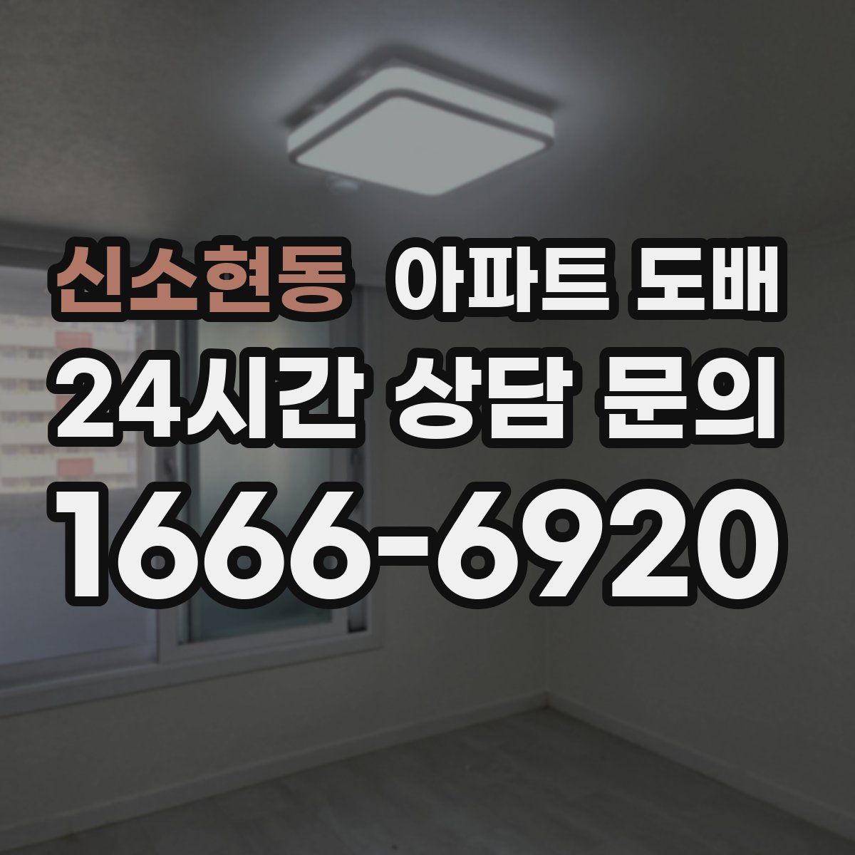 신소현동 아파트 도배