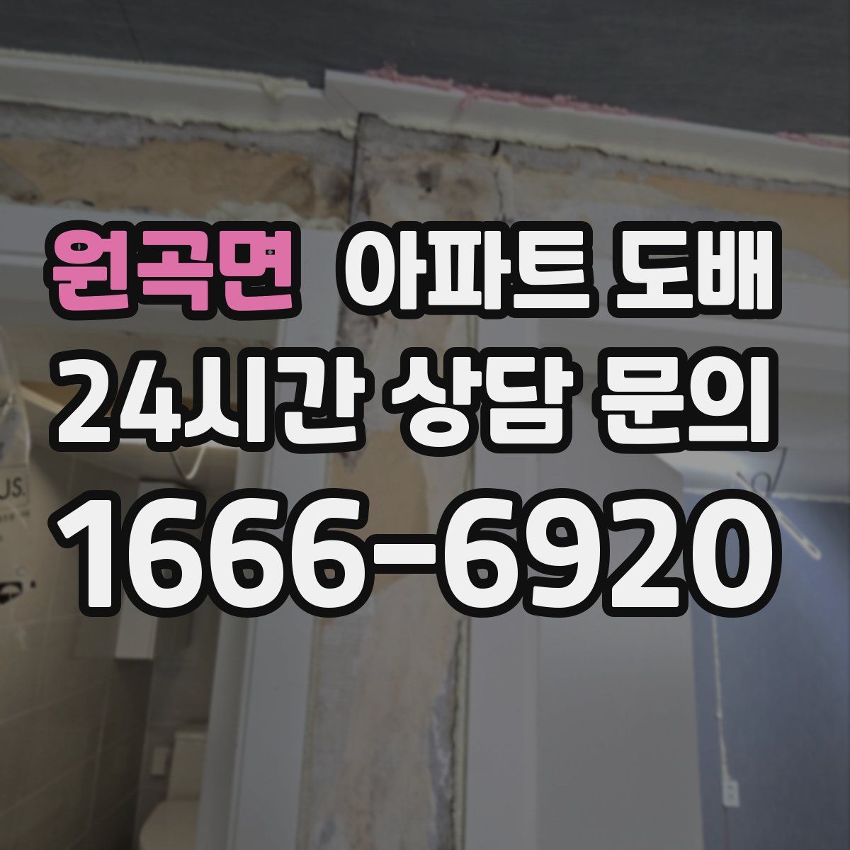 원곡면 아파트 도배