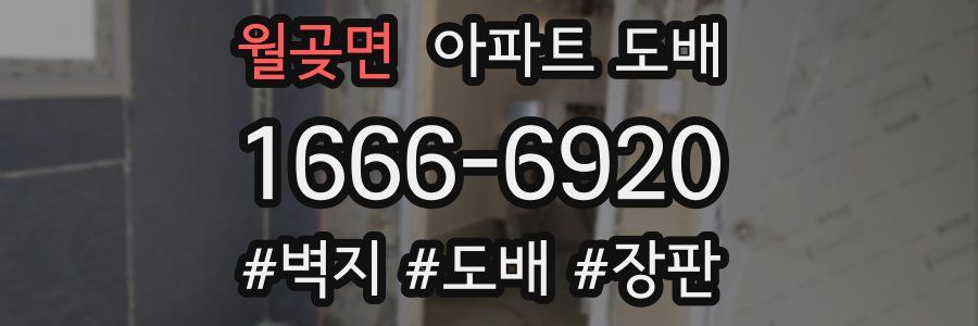 월곶면 아파트 도배