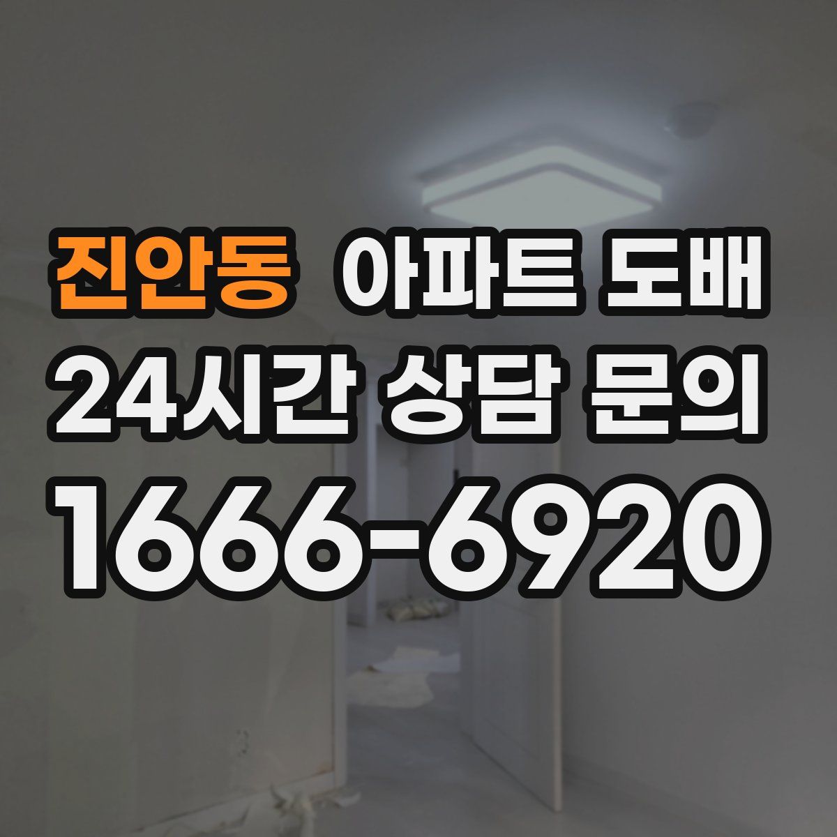 진안동 아파트 도배