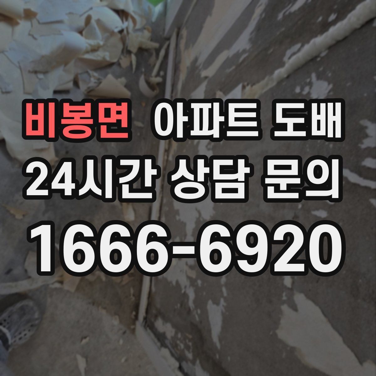 비봉면 아파트 도배