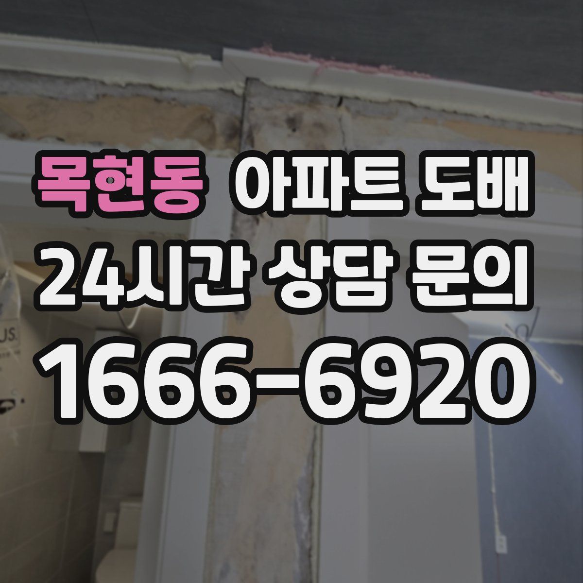 목현동 아파트 도배