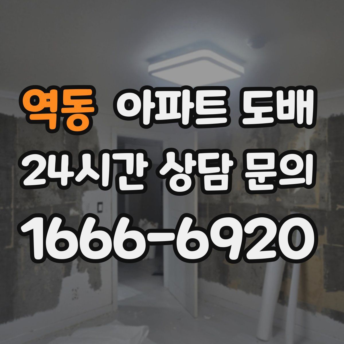 역동 아파트 도배
