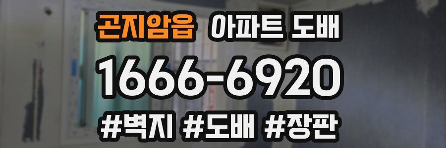곤지암읍 아파트 도배