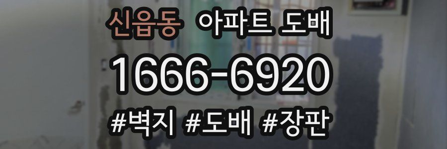신읍동 아파트 도배