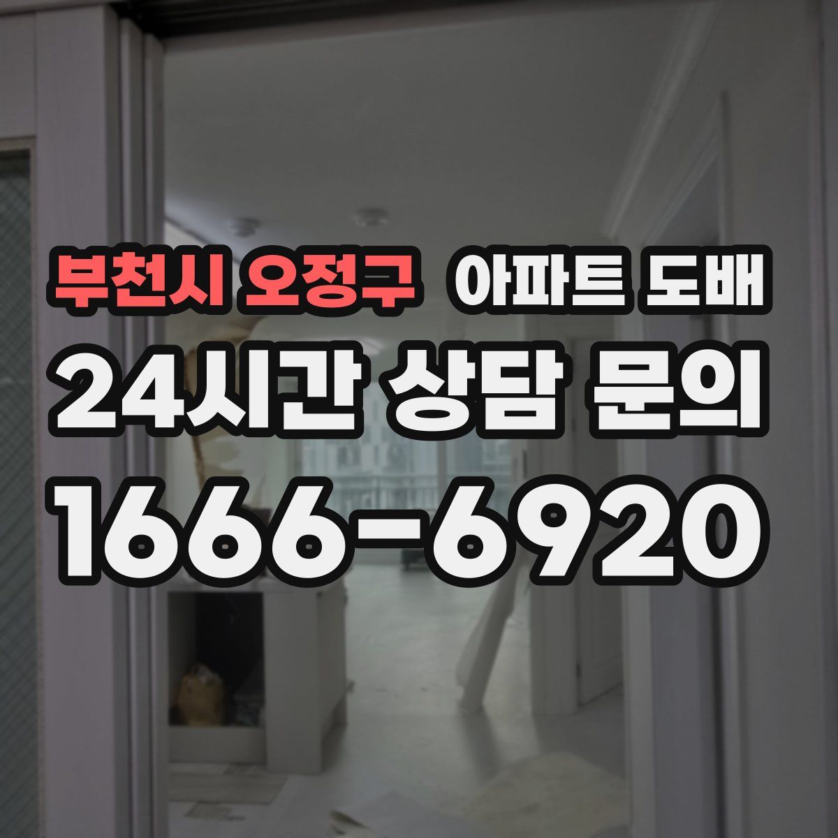 부천시 오정구 아파트 도배