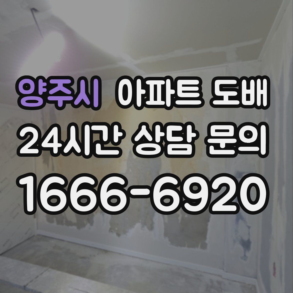 양주시 아파트 도배
