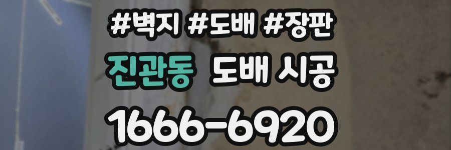 진관동 도배 시공