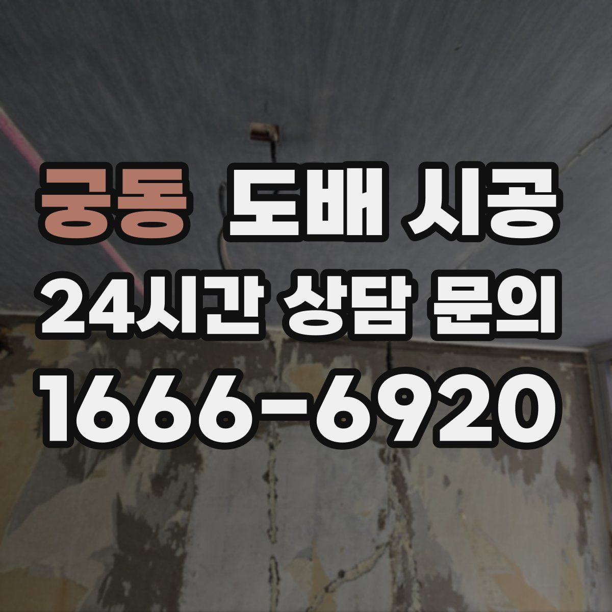 궁동 도배 시공
