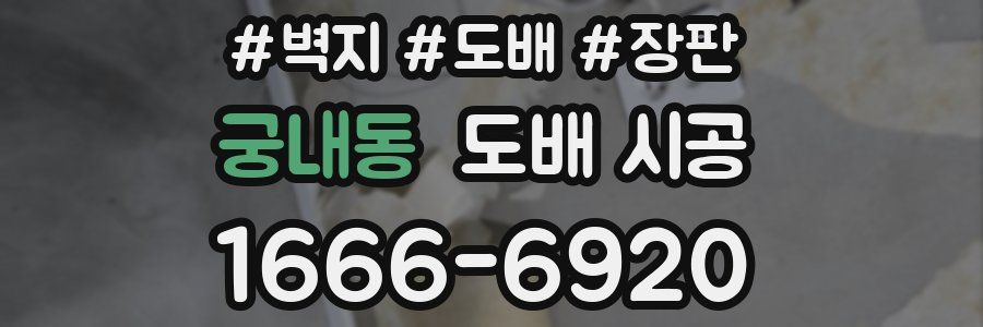 궁내동 도배 시공