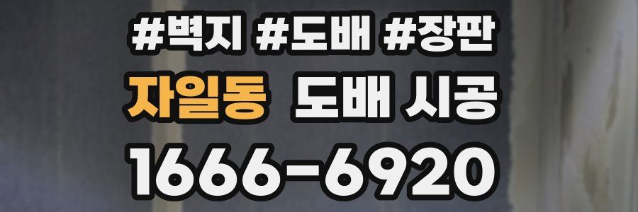 자일동 도배 시공
