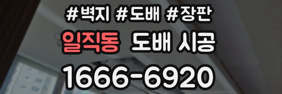 일직동 도배 시공