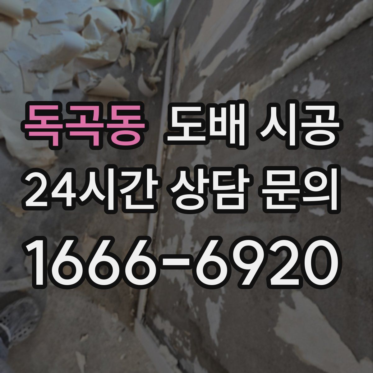 독곡동 도배 시공