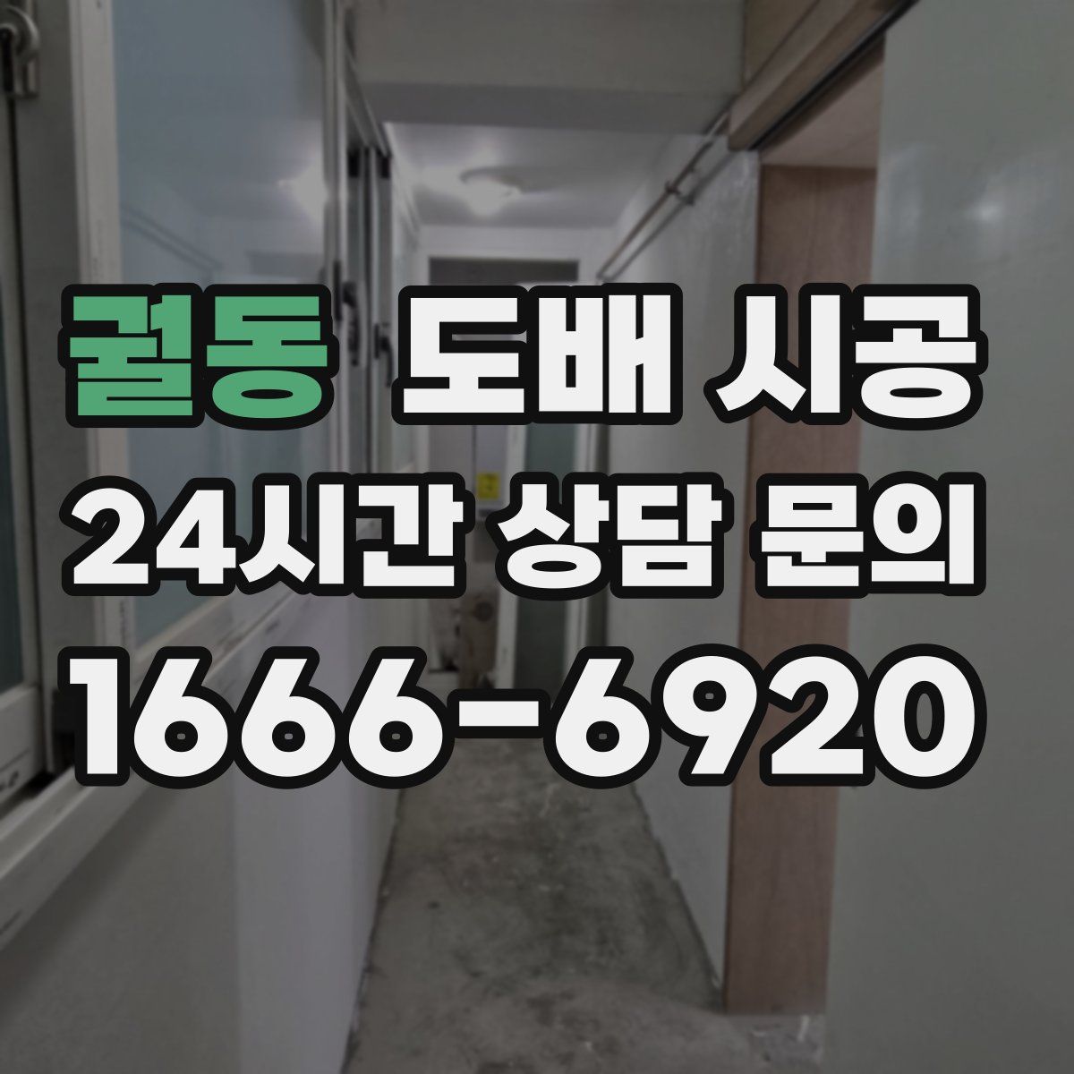 궐동 도배 시공