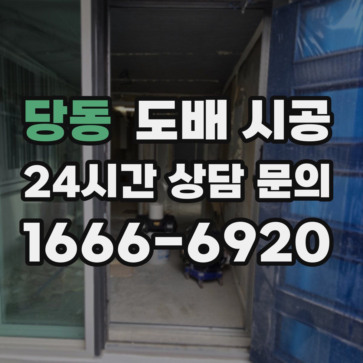 당동 도배 시공