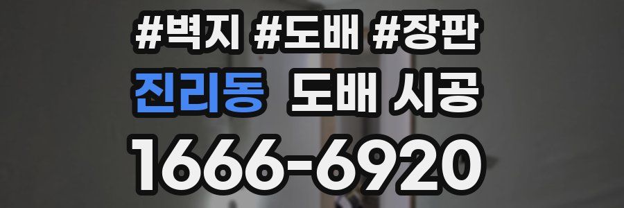 진리동 도배 시공