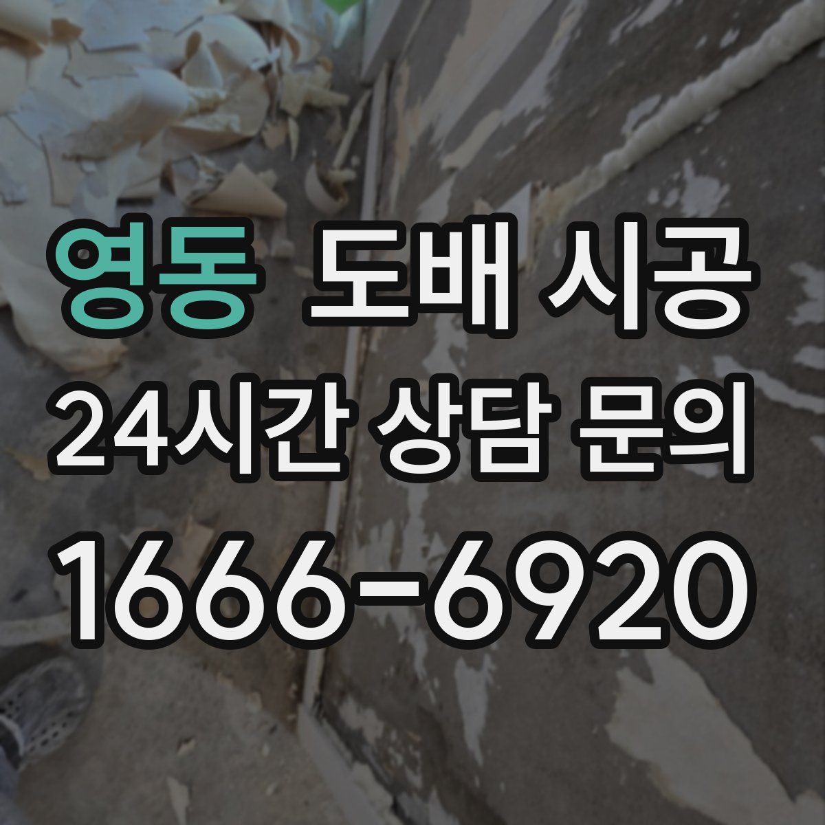 영동 도배 시공