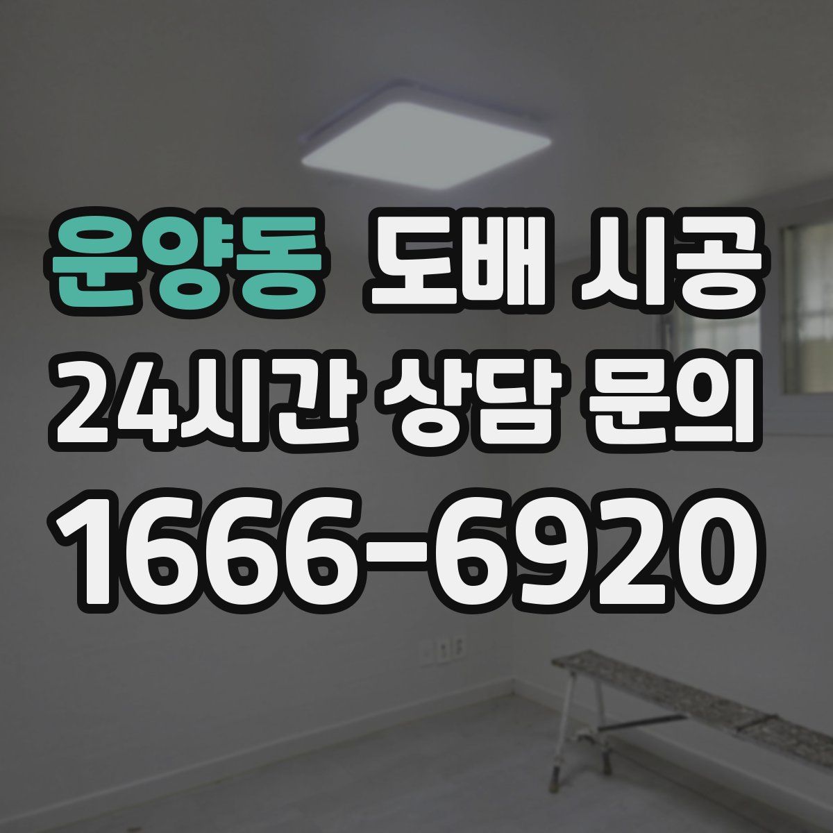 운양동 도배 시공