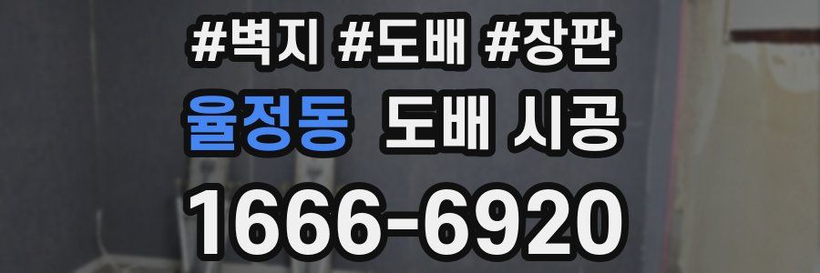 율정동 도배 시공