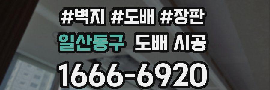 일산동구 도배 시공