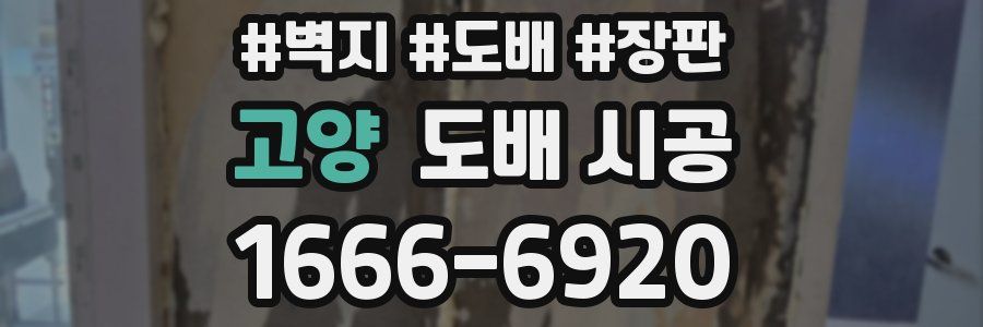고양 도배 시공