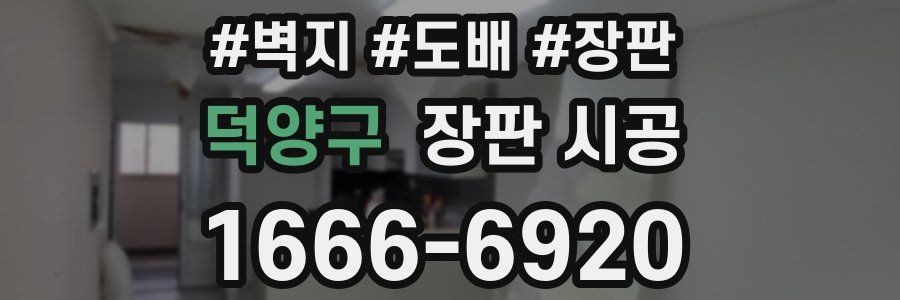덕양구 장판 시공