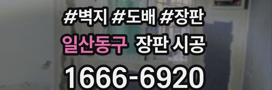 일산동구 장판 시공