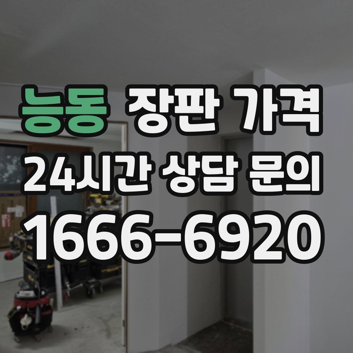 능동 장판 가격