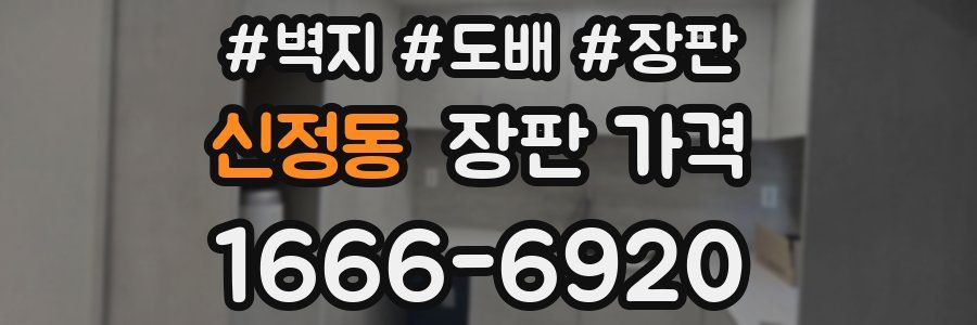신정동 장판 가격