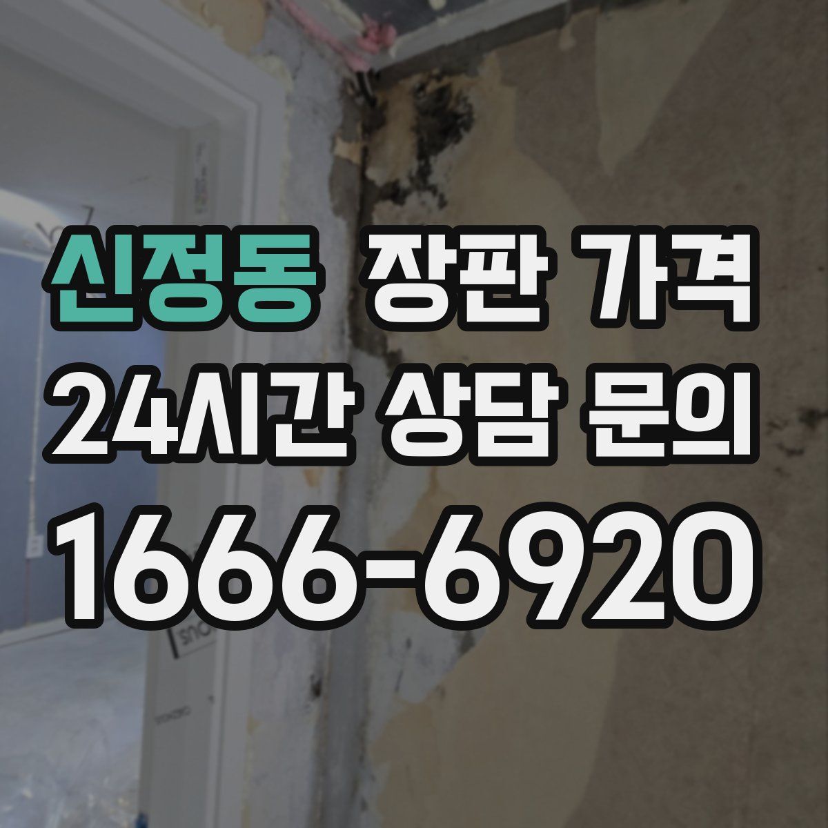신정동 장판 가격