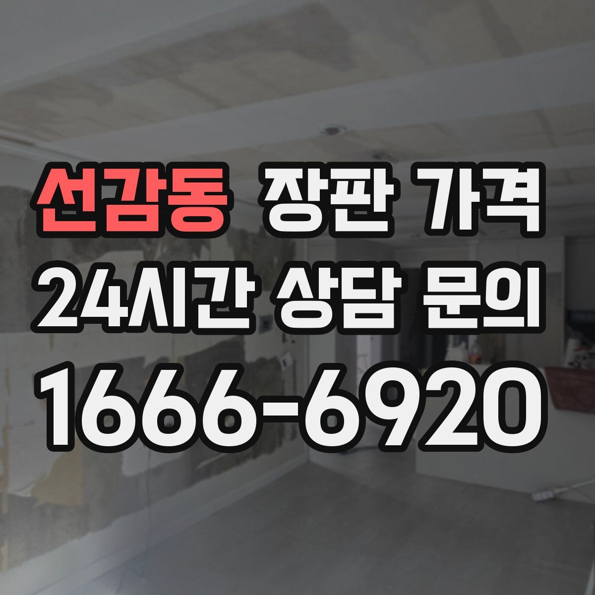 선감동 장판 가격
