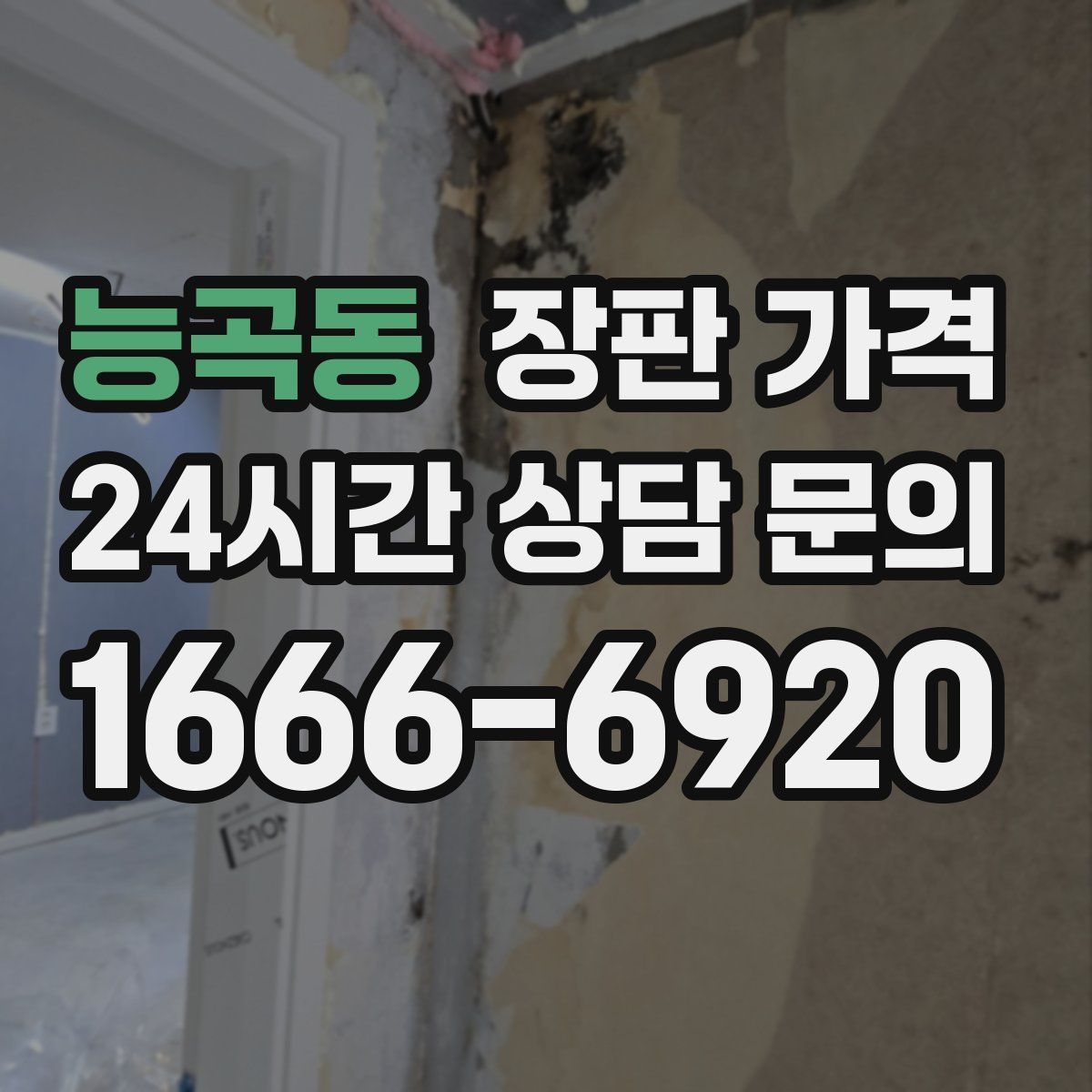 능곡동 장판 가격