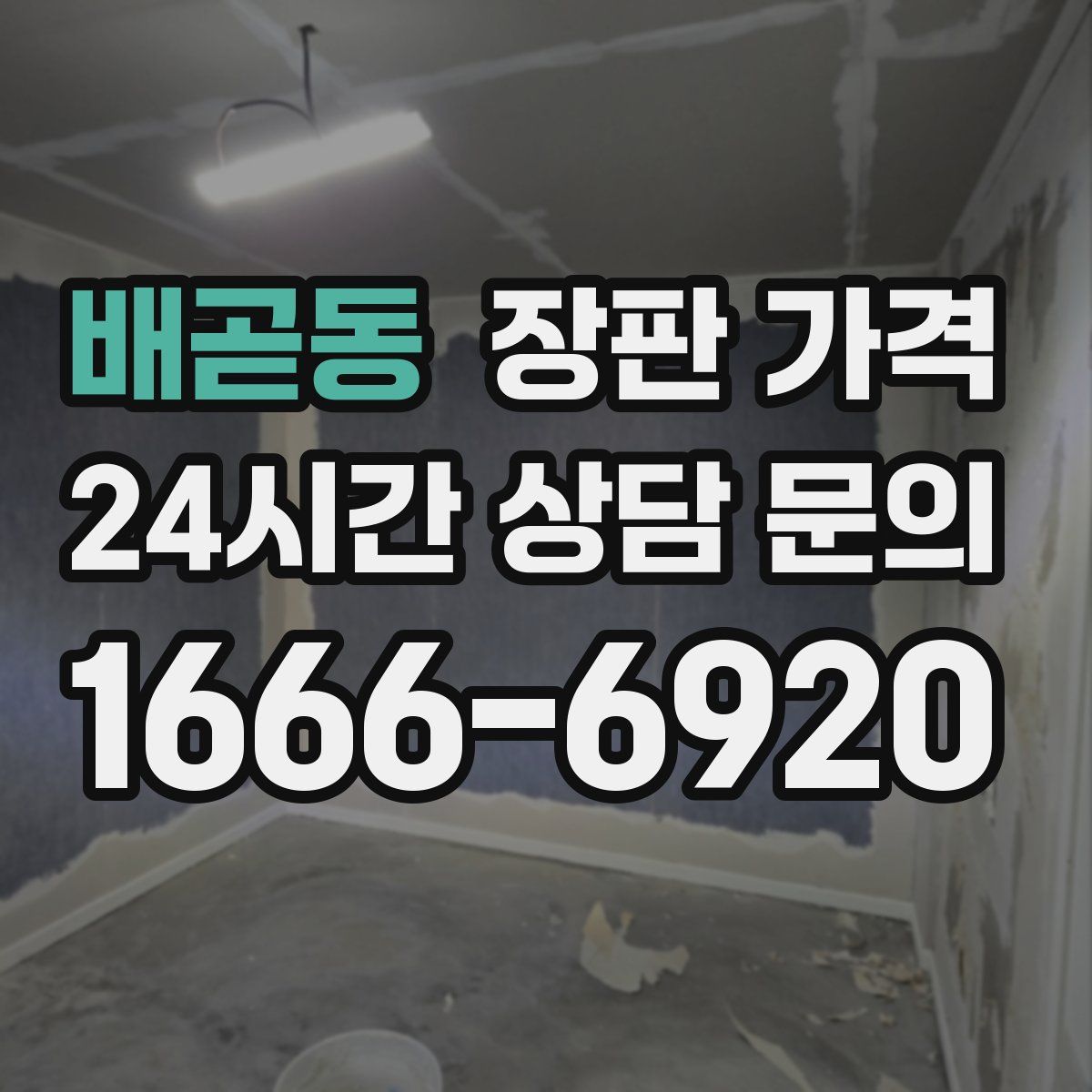 배곧동 장판 가격