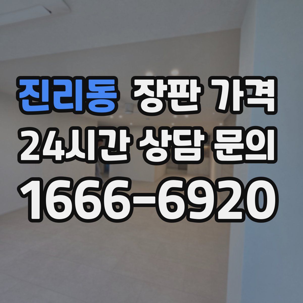 진리동 장판 가격