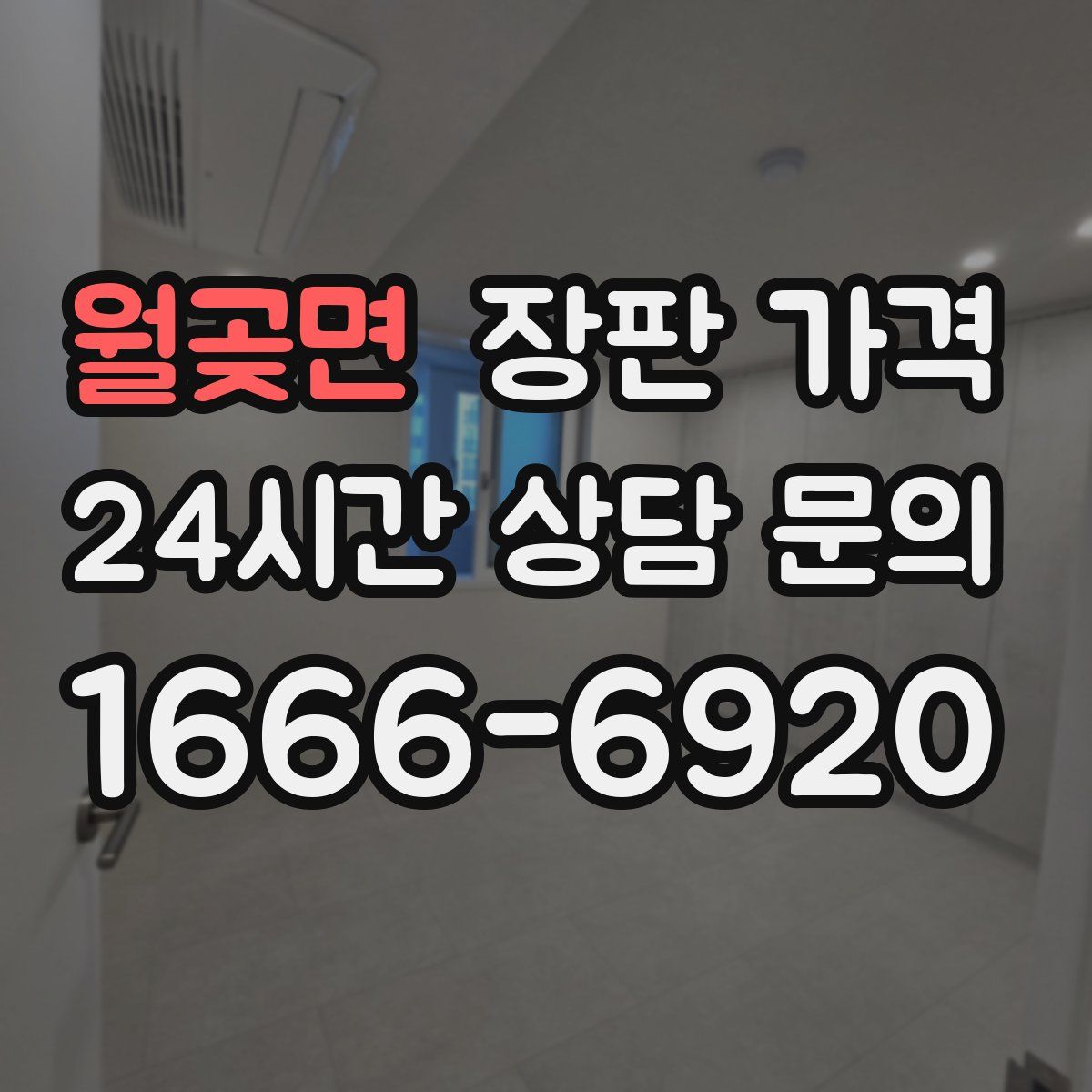 월곶면 장판 가격