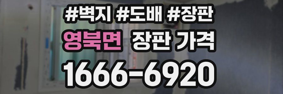 영북면 장판 가격