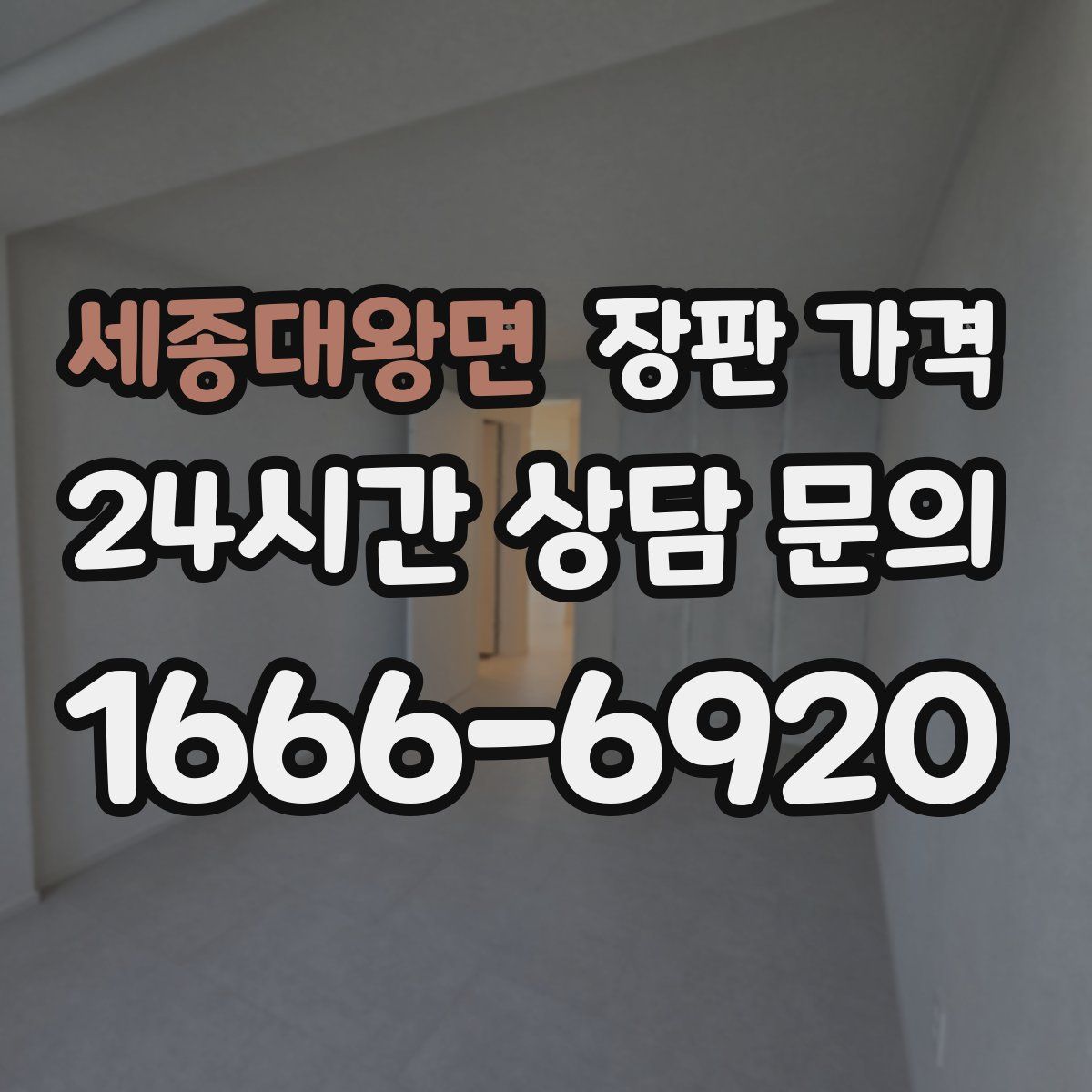 세종대왕면 장판 가격